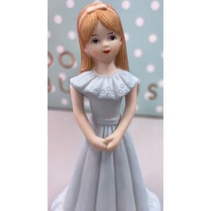 Enesco Growing Up Girls “Brunette Age 10” Porcelain Figurine Birthday Girl